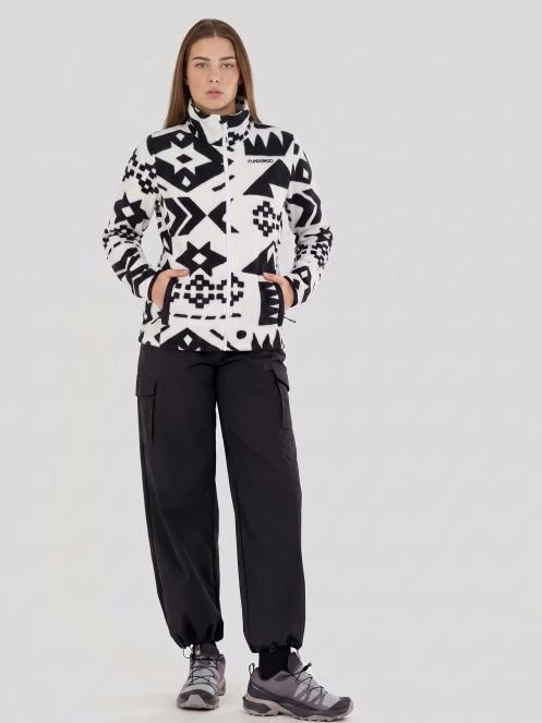 Fundango Serena Fleece Jacket női polár pulóver fehér színben 4