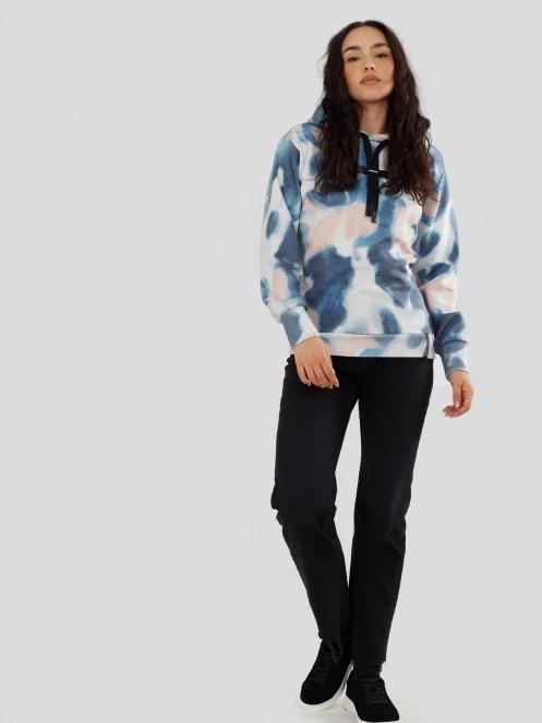 Fundango Challenger Pullover női kapucnis pulóver kék színben 4