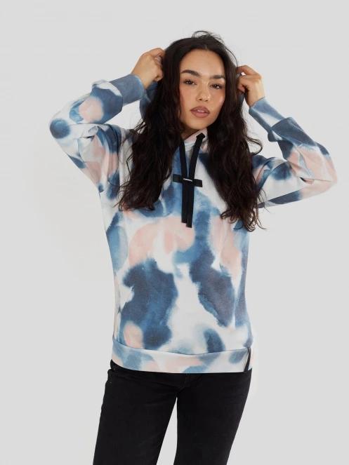 Fundango Challenger Pullover női kapucnis pulóver kék színben 5