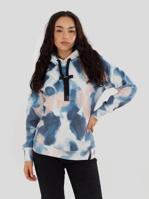 Fundango Challenger Pullover női kapucnis pulóver kék színben 6