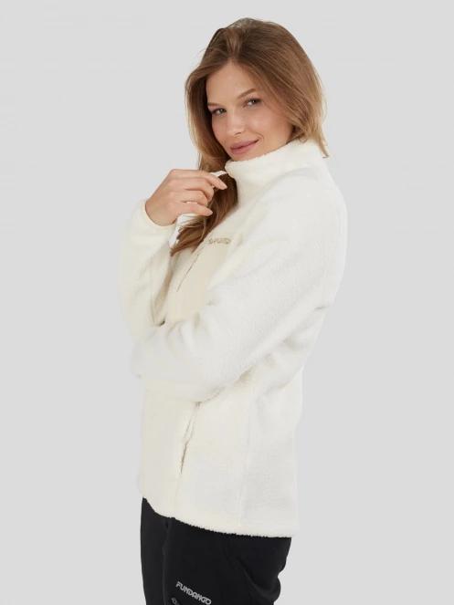Fundango Shiloh Fleece Jacket női polár pulóver fehér színben 5