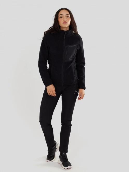 Fundango Shiloh Fleece Jacket női polár pulóver fekete színben 4