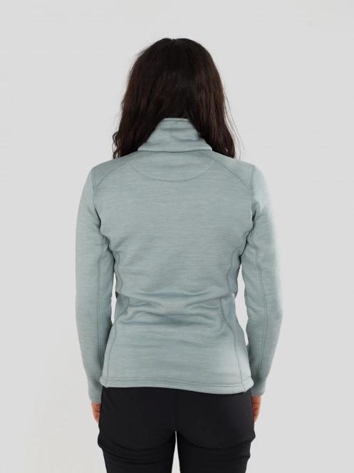 Fundango Antilles Melange Jacket női polár pulóver zöld színben 3
