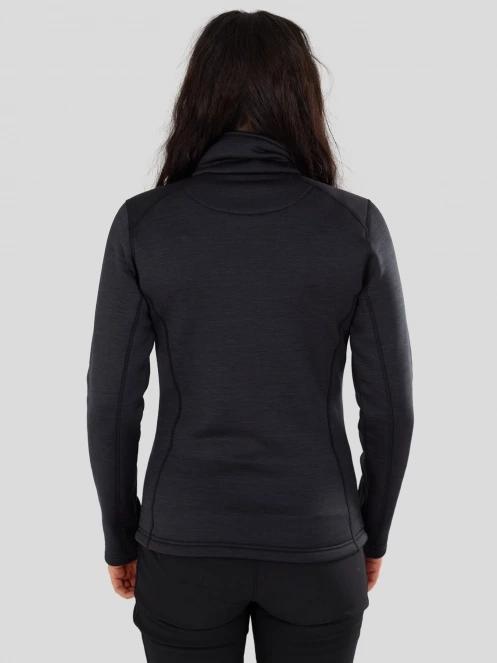 Fundango Antilles Melange Jacket női polár pulóver fekete színben 3