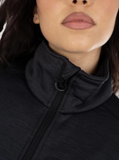 Fundango Antilles Melange Jacket női polár pulóver fekete színben 6