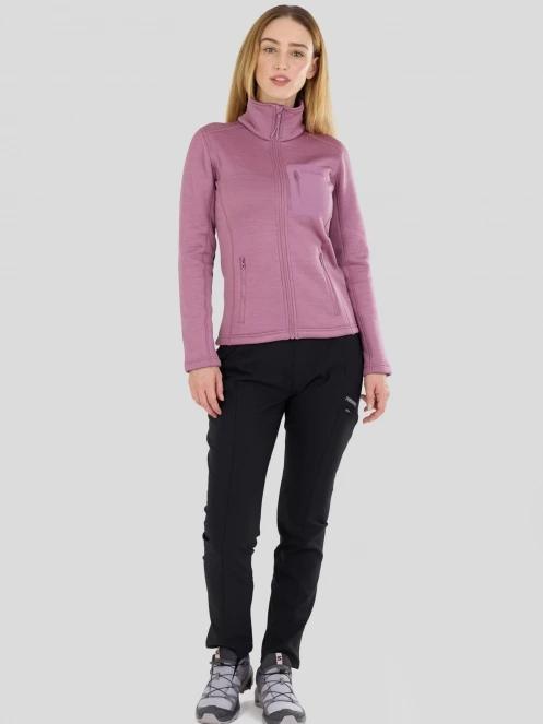 Fundango Antilles Melange Jacket női polár pulóver rózsaszín színben 4