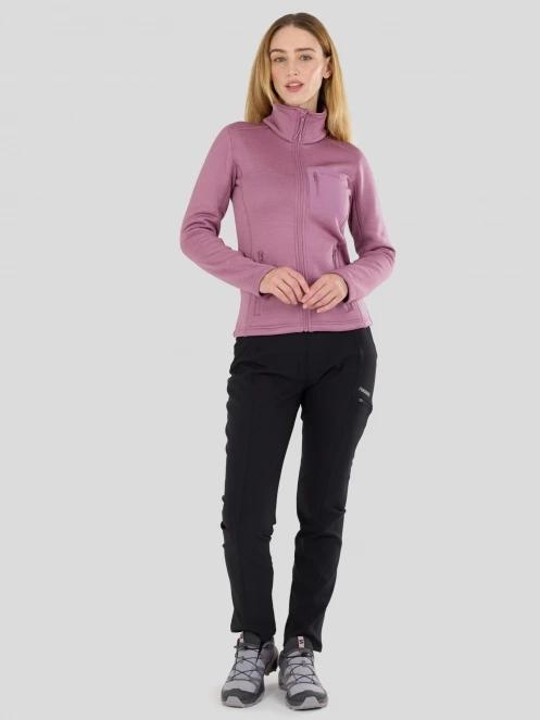 Fundango Antilles Melange Jacket női polár pulóver rózsaszín színben 5