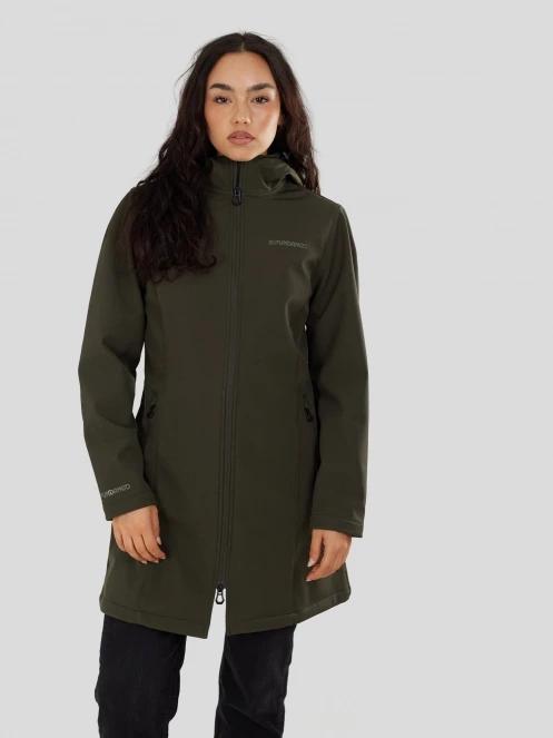 Fundango Wichita Softshell Jacket női softshell kabát oliva színben 2