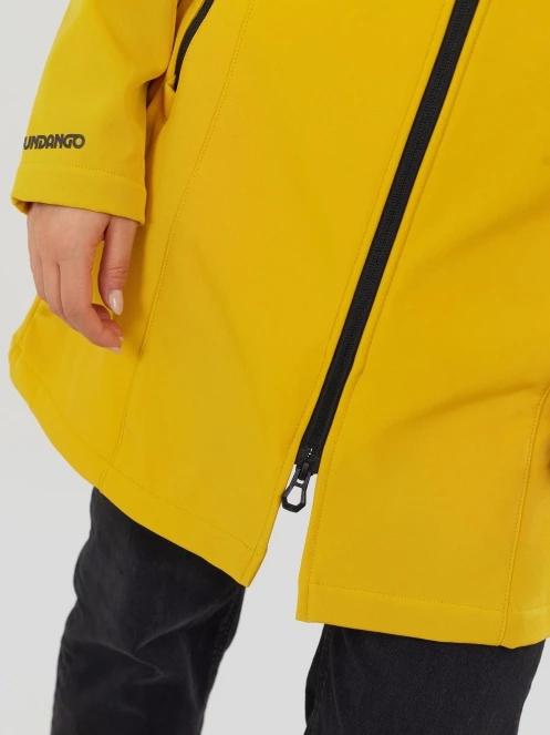 Fundango Wichita Softshell Jacket női softshell kabát sárga színben 7
