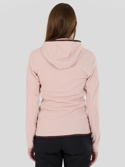 Fundango Nigata Full Zip Hoodie női hibrid felső rózsaszín színben 3
