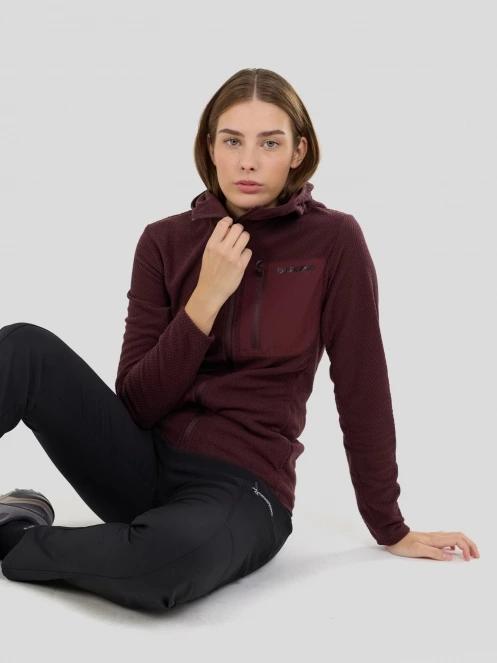 Fundango Nigata Full Zip Hoodie női hibrid felső lila színben 5