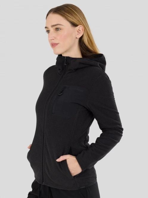 Fundango Nigata Full Zip Hoodie női hibrid felső fekete színben 6