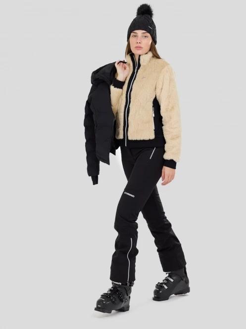 Fundango Marigold Shearling Jacket női hibrid felső homok színben 4