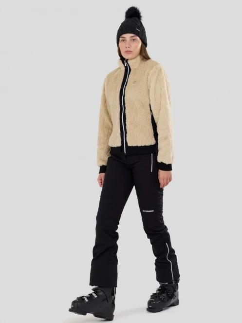 Fundango Marigold Shearling Jacket női hibrid felső homok színben 5
