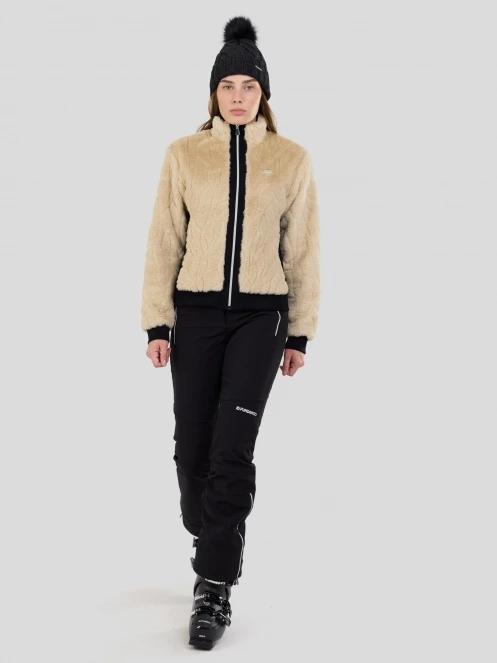 Fundango Marigold Shearling Jacket női hibrid felső homok színben 7