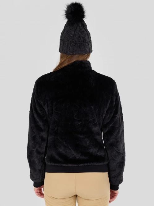 Fundango Marigold Shearling Jacket női hibrid felső fekete színben 3