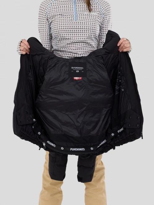 Fundango Marigold Shearling Jacket női hibrid felső fekete színben 5