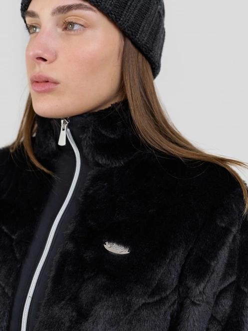 Fundango Marigold Shearling Jacket női hibrid felső fekete színben 7
