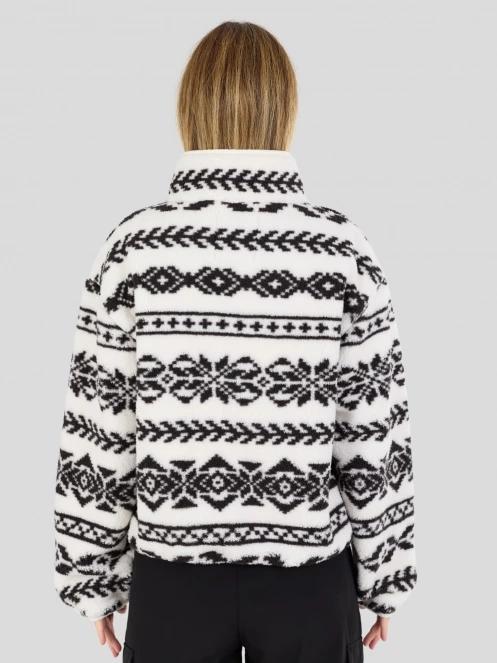 Fundango Pacha Fleece Jacket női polár pulóver fehér színben 3