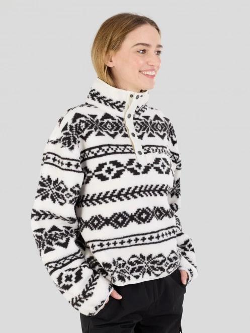 Fundango Pacha Fleece Jacket női polár pulóver fehér színben 5