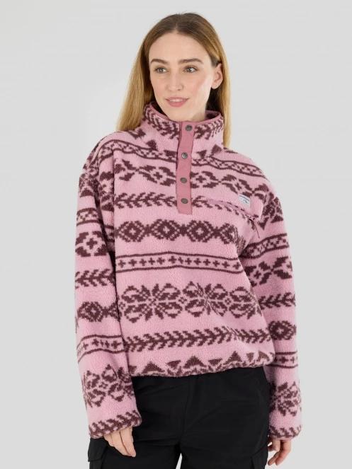 Fundango Pacha Fleece Jacket női polár pulóver rózsaszín színben 2
