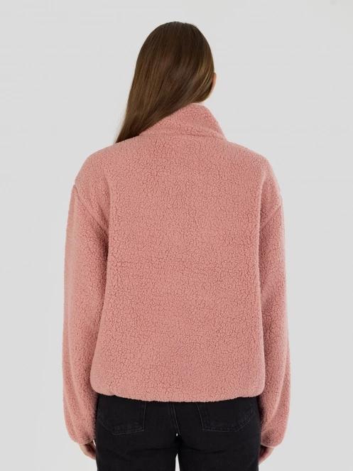 Fundango Pacha Fleece Jacket női polár pulóver rózsaszín színben 3