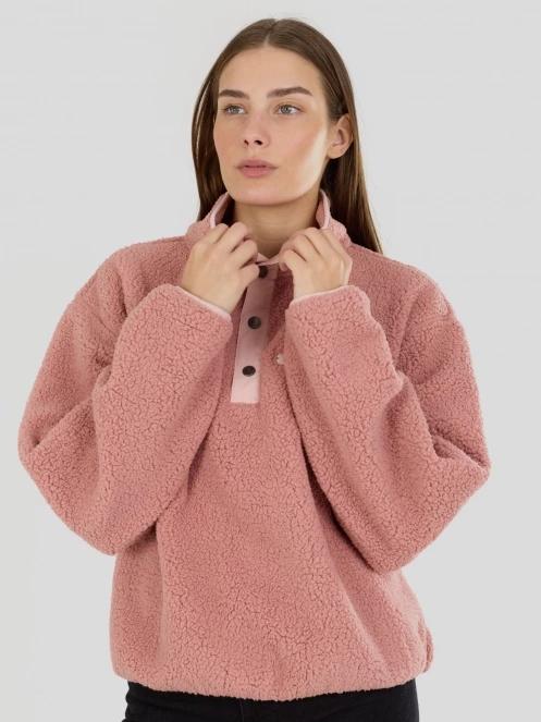 Fundango Pacha Fleece Jacket női polár pulóver rózsaszín színben 6