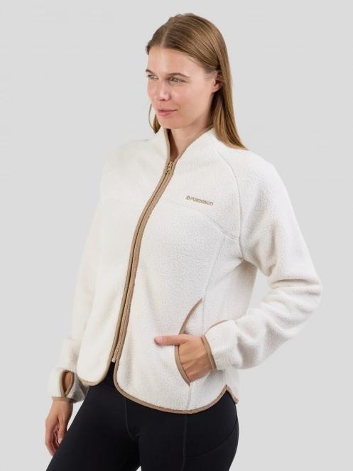 Fundango Roselake Pile Jacket női polár pulóver fehér színben 6