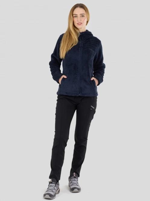 Fundango Zealand Plush Pile Jacket női polár pulóver sötétkék színben 4