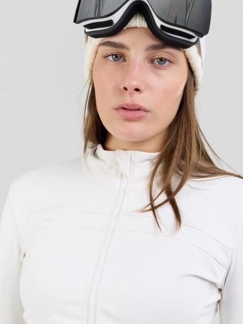 Fundango Flow Thermo Zip Up női hosszú ujjú sport póló homok színben 6