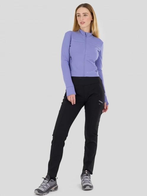 Fundango Flow Thermo Zip Up női hosszú ujjú sport póló lila színben 4