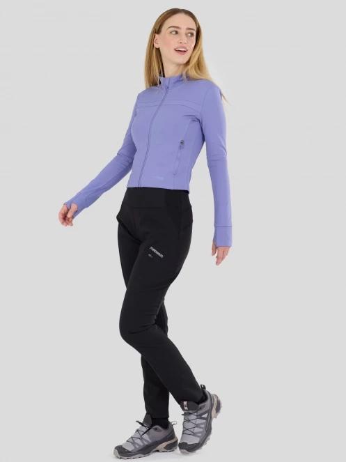 Fundango Flow Thermo Zip Up női hosszú ujjú sport póló lila színben 5