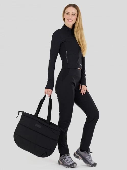 Fundango Flow Thermo Zip Up női hosszú ujjú sport póló fekete színben 5