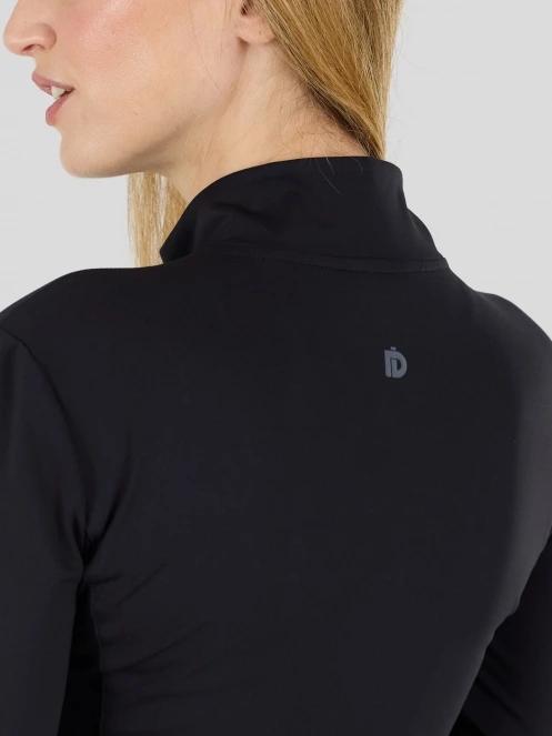 Fundango Flow Thermo Zip Up női hosszú ujjú sport póló fekete színben 9