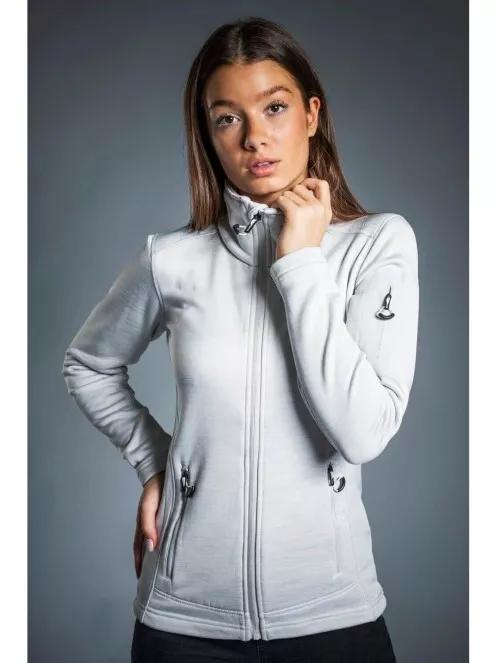Fundango ANTILA Fleece Jacket női polár pulóver fehér színben 2