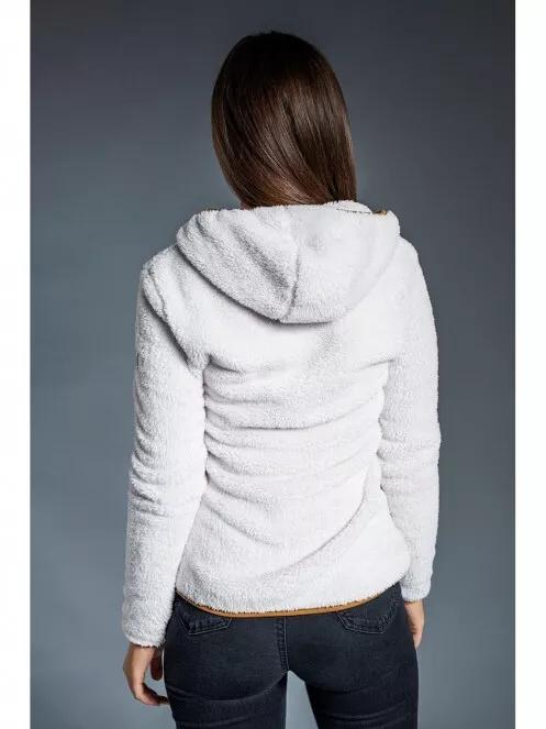 Fundango OLIVIA Pile Pullover női pulóver homok színben 3