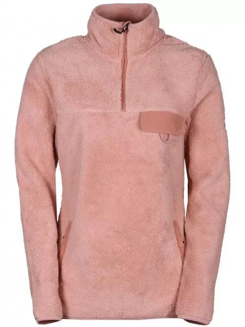 Fundango VINONA Fleece Pullover női pulóver rózsaszín színben 5