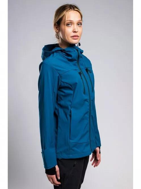 Fundango RAURIS Softshell Jacket W női softshell kabát kék színben 2