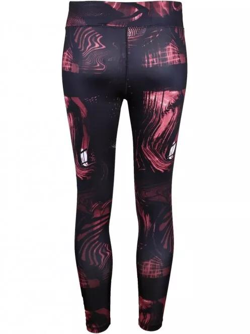 Fundango Leggings Print női sportnadrág fekete színben 6