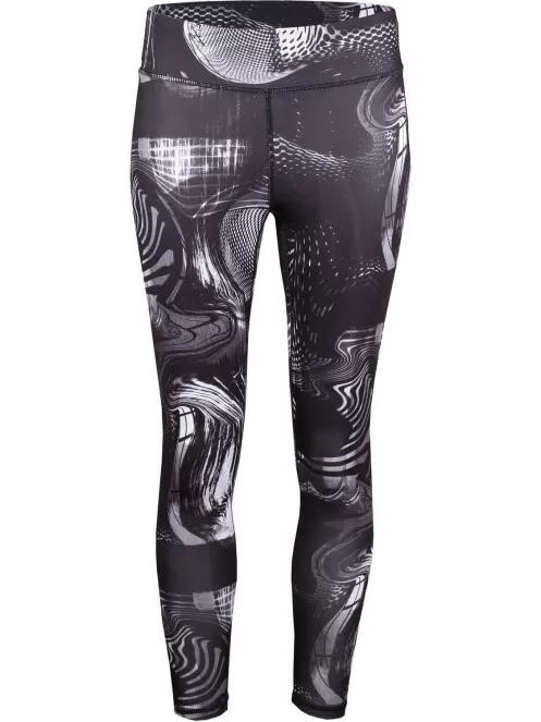 Fundango Leggings Print női sportnadrág fekete színben 5