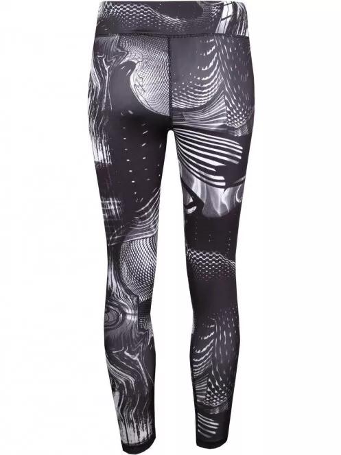 Fundango Leggings Print női sportnadrág fekete színben 6