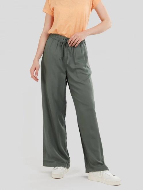 Fundango Poppy Pants női hosszú nadrág oliva színben 6
