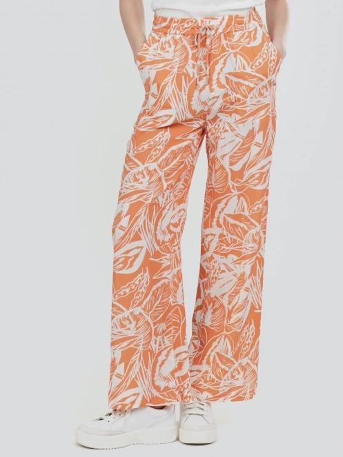 Fundango Poppy Pants női hosszú nadrág narancssárga színben 2