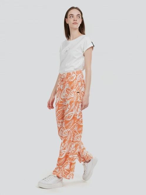 Fundango Poppy Pants női hosszú nadrág narancssárga színben 5