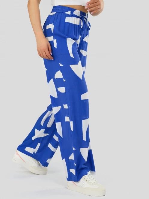 Fundango Poppy Pants női nyári nadrág kék színben 5