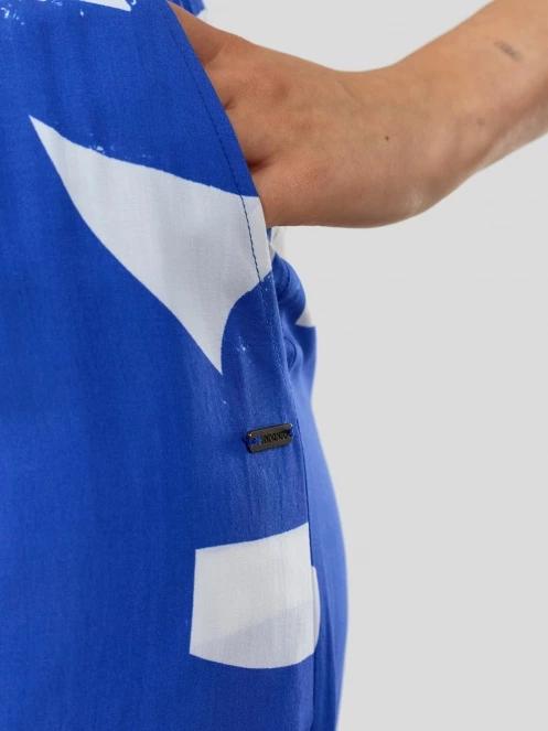 Fundango Poppy Pants női nyári nadrág kék színben 7