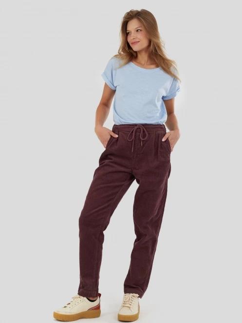 Fundango Lorna Corduroy Pants női hosszú nadrág rózsaszín színben 4