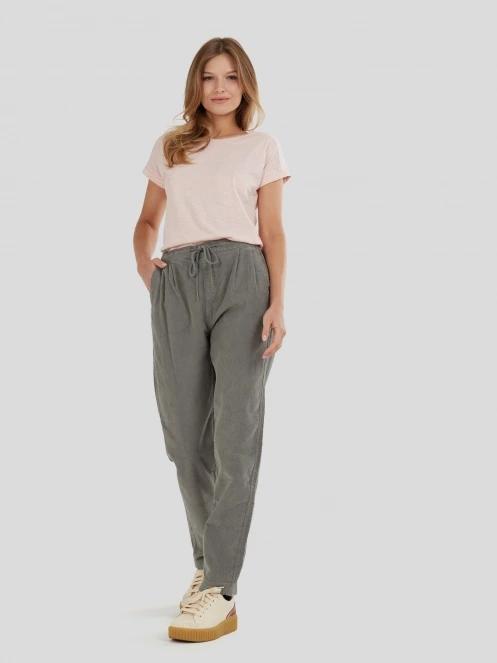 Fundango Lorna Corduroy Pants női hosszú nadrág zöld színben 4