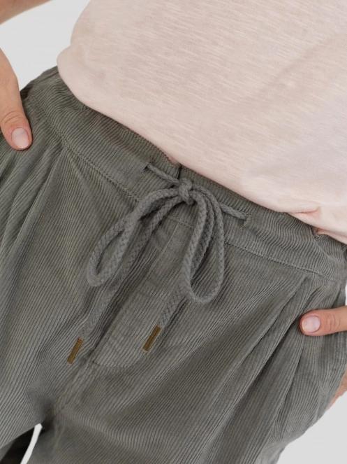 Fundango Lorna Corduroy Pants női hosszú nadrág zöld színben 6
