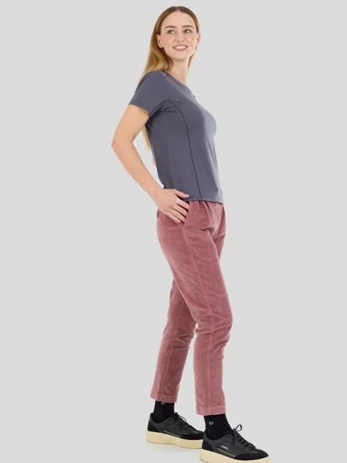 Fundango Lorna Corduroy Pants női hosszú nadrág rózsaszín színben 5